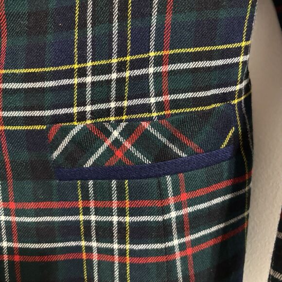 Vintage Ed Behan's Tweed Shop Suit Skirt Sz S Tartan Plaid Wool Missing Sz Tag - Picture 8 of 16